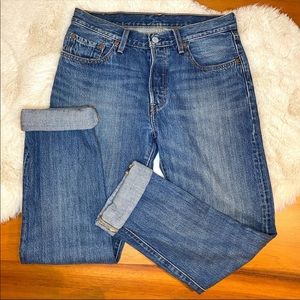 Levi’s 501 Medium Wash Button Fly Jeans